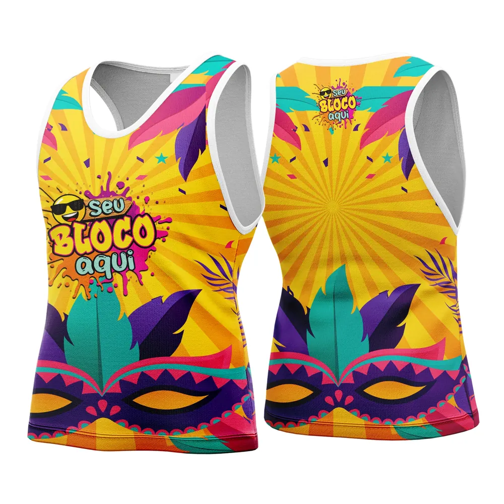 Camisa Abadá Carnaval Personalizada 2026 Modelo 41
