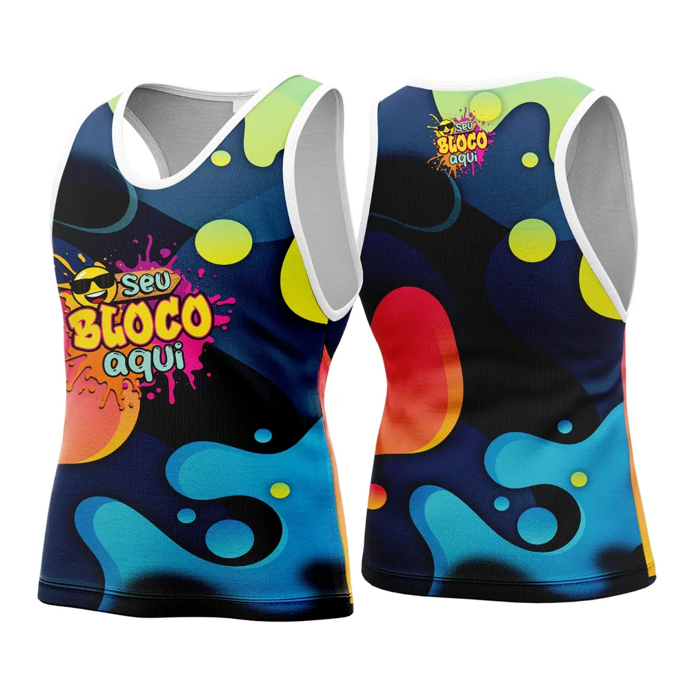 Camisa Abadá Carnaval Personalizada 2026 Modelo 08