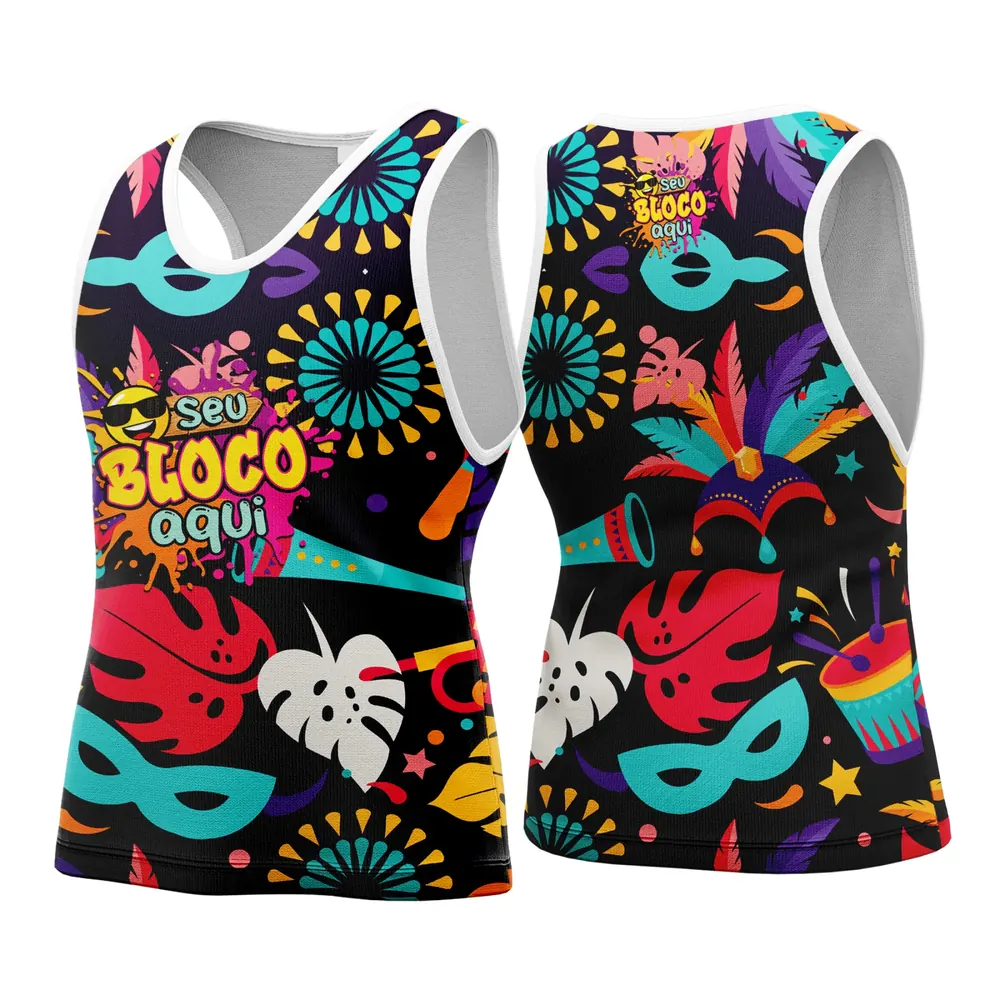 Camisa Abadá Carnaval Personalizada 2026 Modelo 68