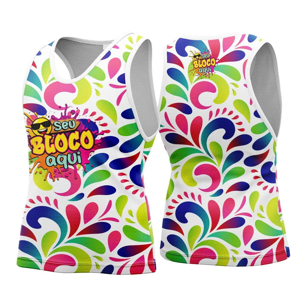 Camisa Abadá Carnaval Personalizada 2026 Modelo 140