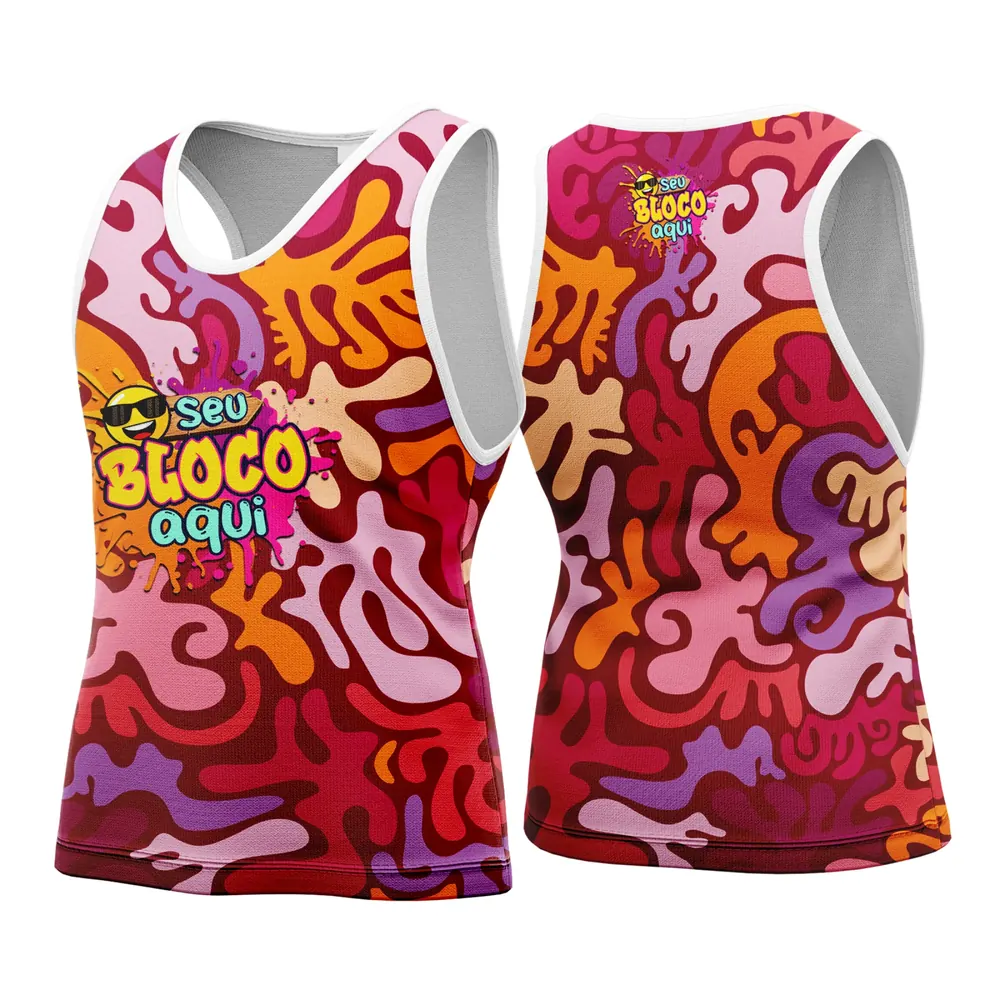 Camisa Abadá Carnaval Personalizada 2026 Modelo 150