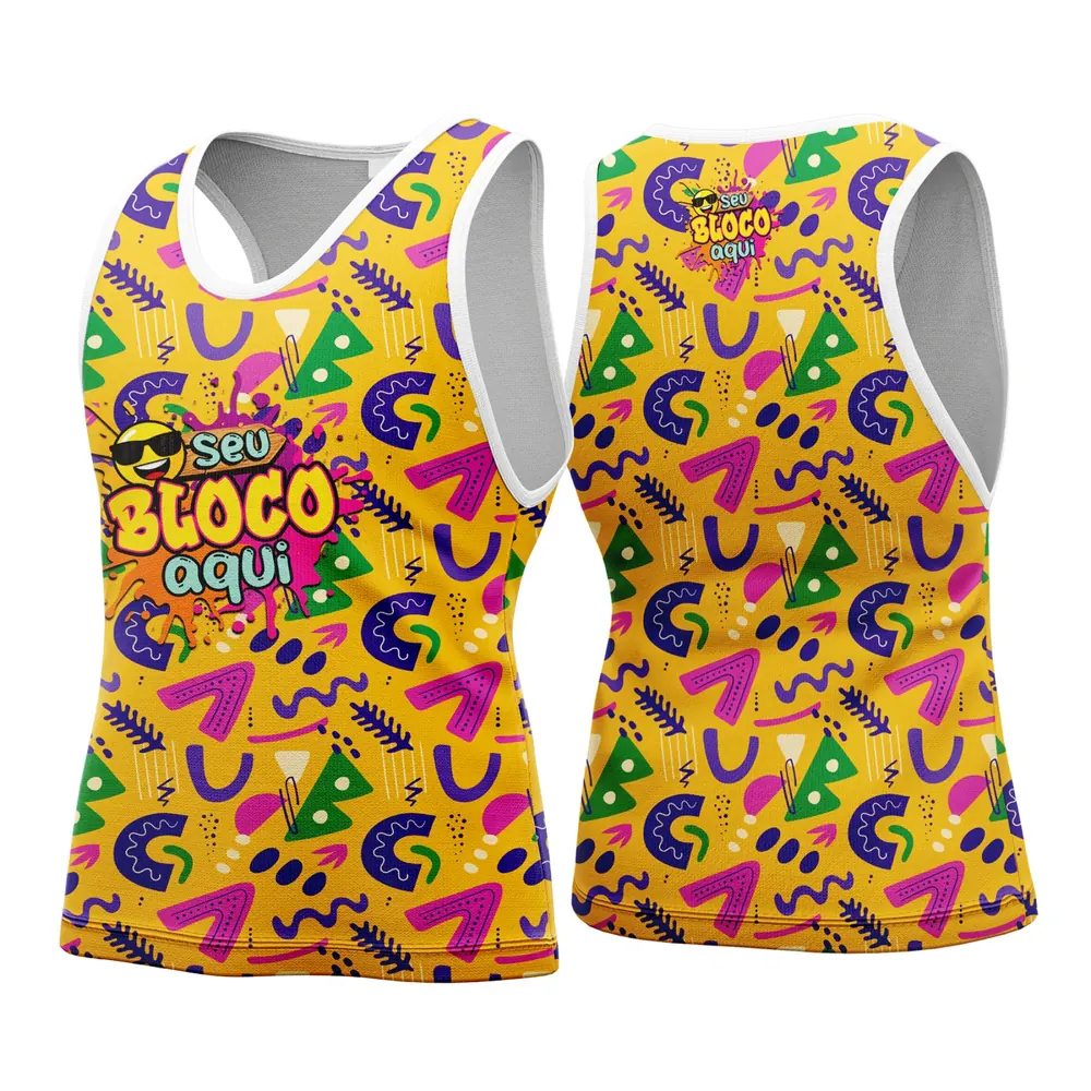 Camisa Abadá Carnaval Personalizada 2026 Modelo 160