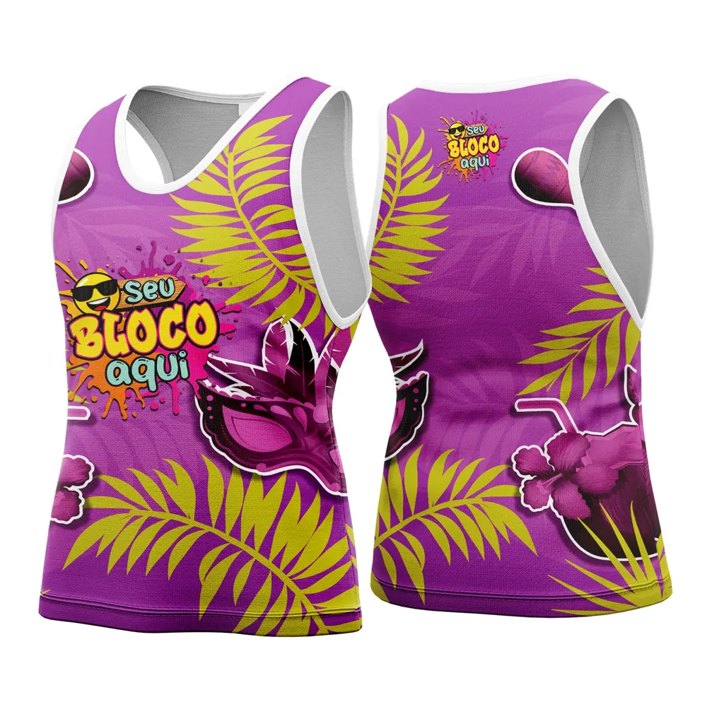 Camisa Abadá Carnaval Personalizada 2026 Modelo 141