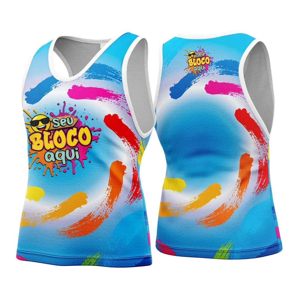 Camisa Abadá Carnaval Personalizada 2026 Modelo 105