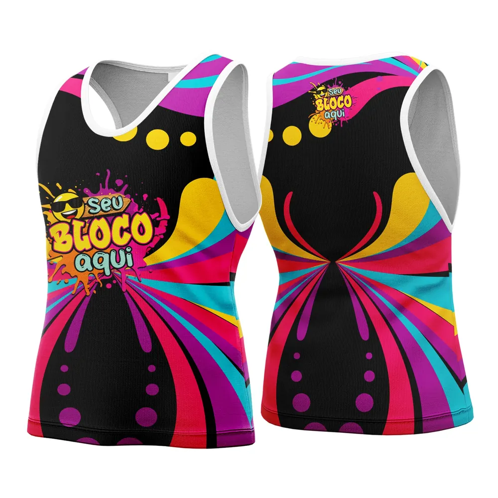 Camisa Abadá Carnaval Personalizada 2026 Modelo 45