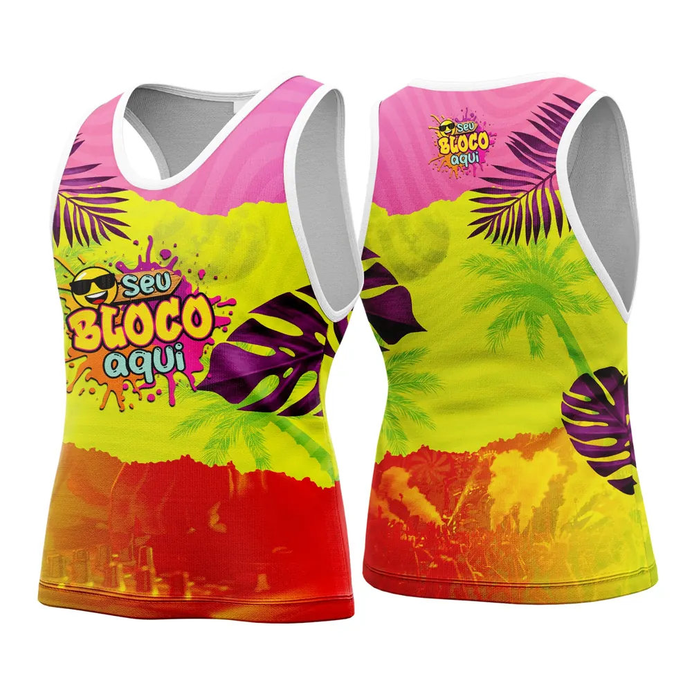 Camisa Abadá Carnaval Personalizada 2026 Modelo 130