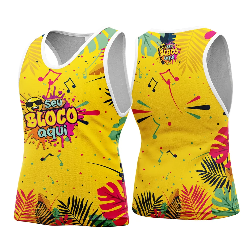 Camisa Abadá Carnaval Personalizada 2026 Modelo 115