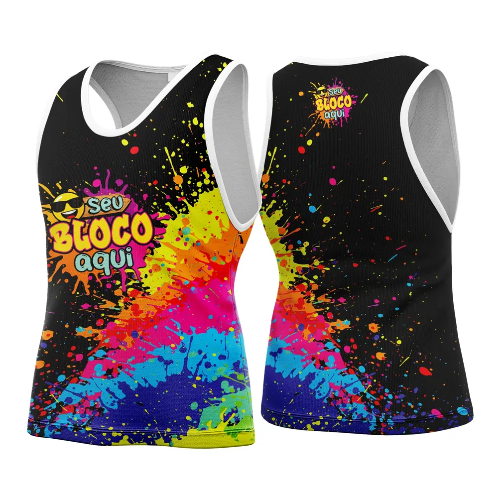 Camisa Abadá Carnaval Personalizada 2026 Modelo 102