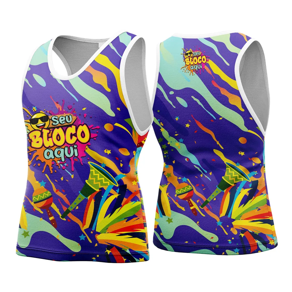 Camisa Abadá Carnaval Personalizada 2026 Modelo 112