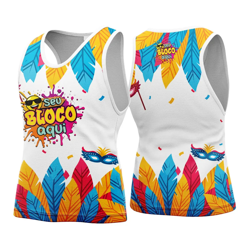 Camisa Abadá Carnaval Personalizada 2026 Modelo 24