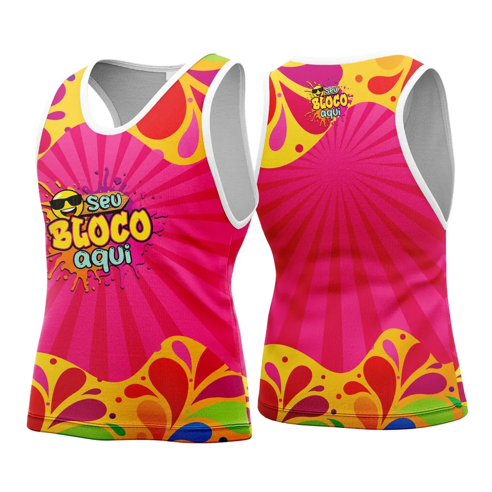 Camisa Abadá Carnaval Personalizada 2026 Modelo 19