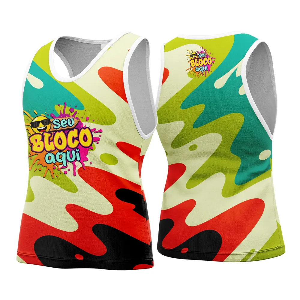Camisa Abadá Carnaval Personalizada 2026 Modelo 80