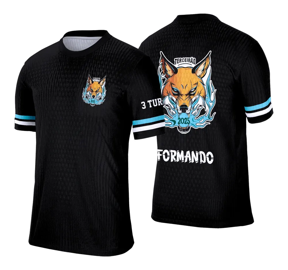 Arte Camisa Personalizada Terceirão Lobo