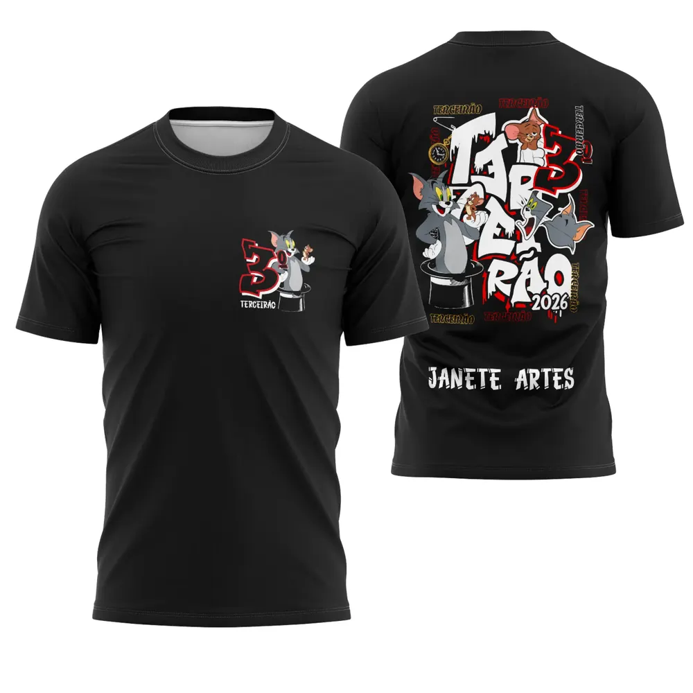 Camisa Formando Terceirão Tom e Jerry 2026