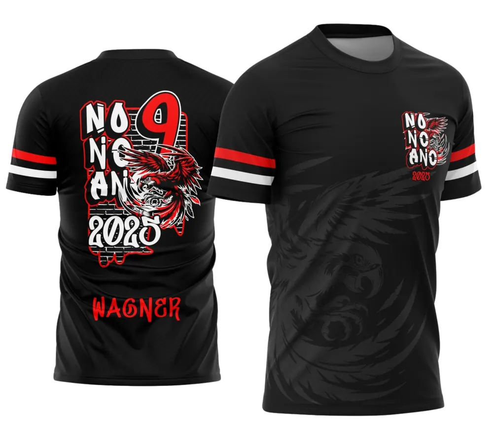 Camisa Formandos Nono Ano Graffite Arara Vermelha