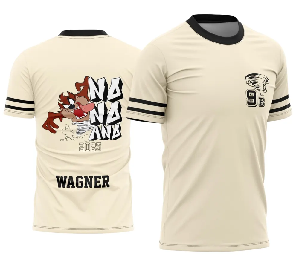 Camisa Formandos Nono Ano Graffite Taz Mania Modelo 02