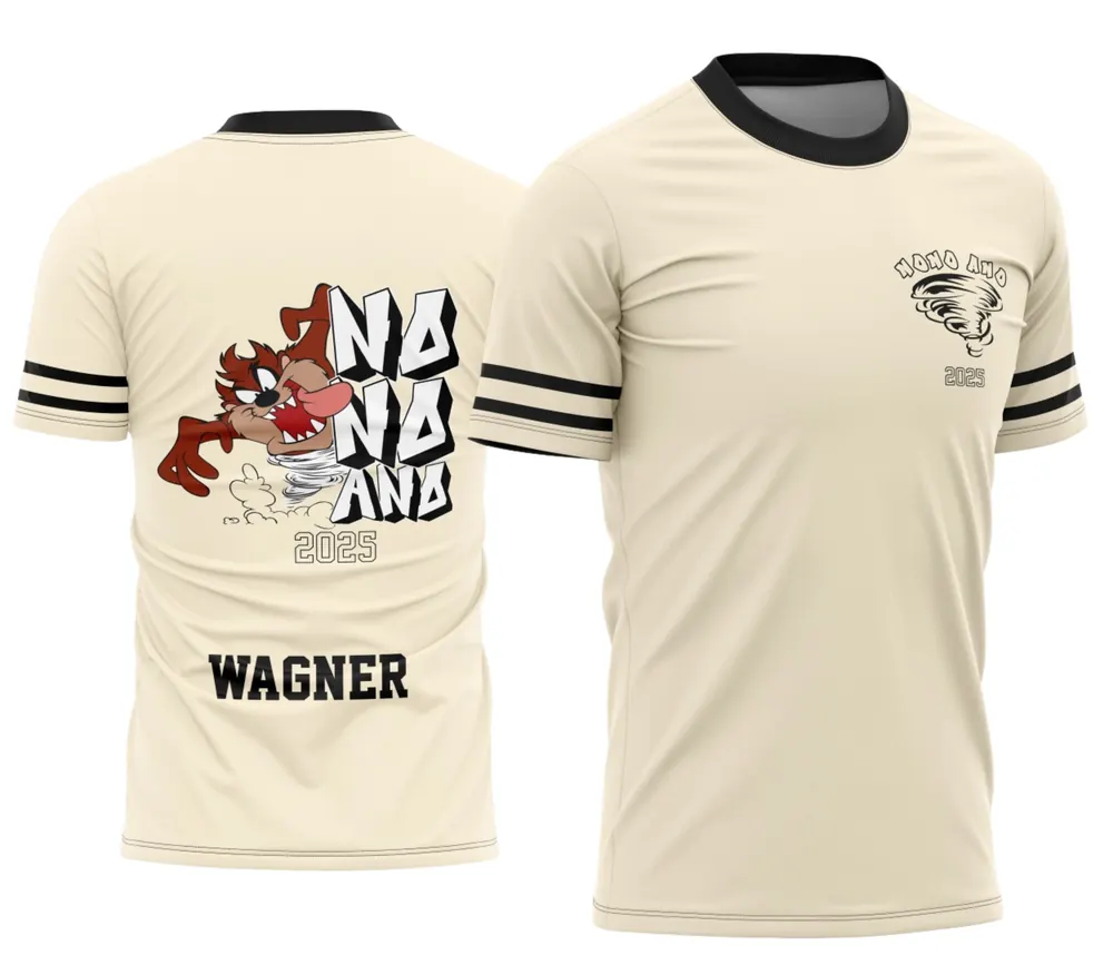 Camisa Formandos Nono Ano Graffite Taz Mania Modelo 03