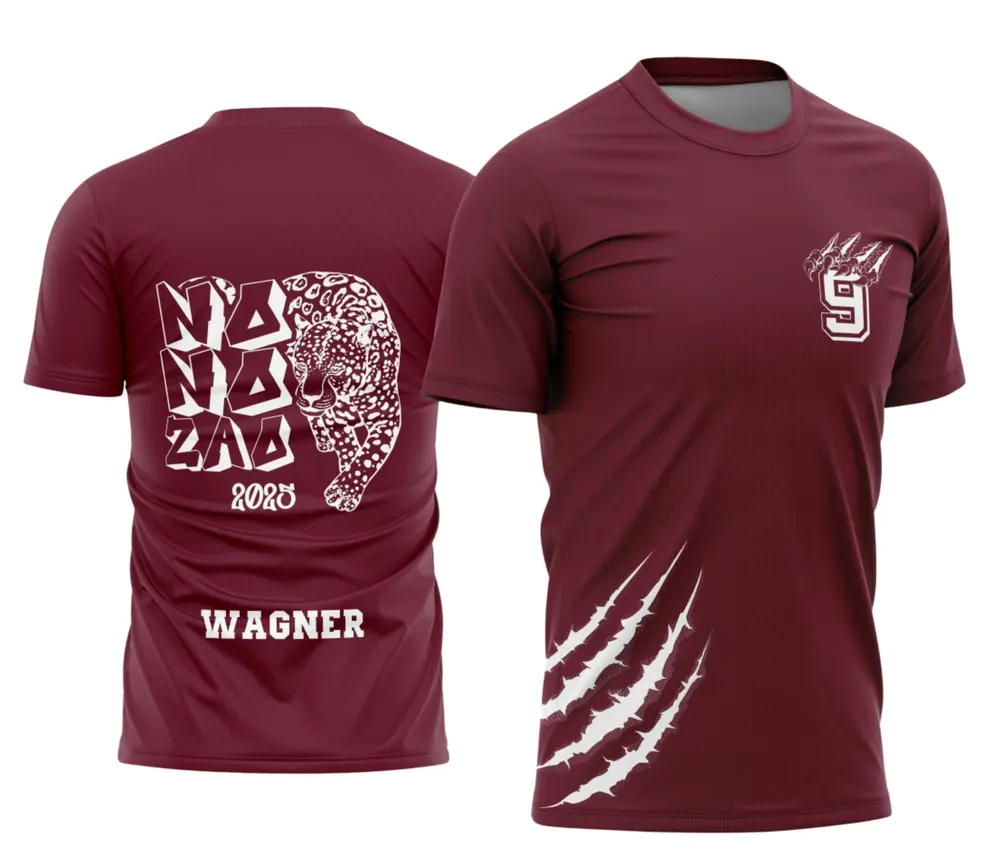 Camisa Formandos Nono Ano Onça Modelo 02