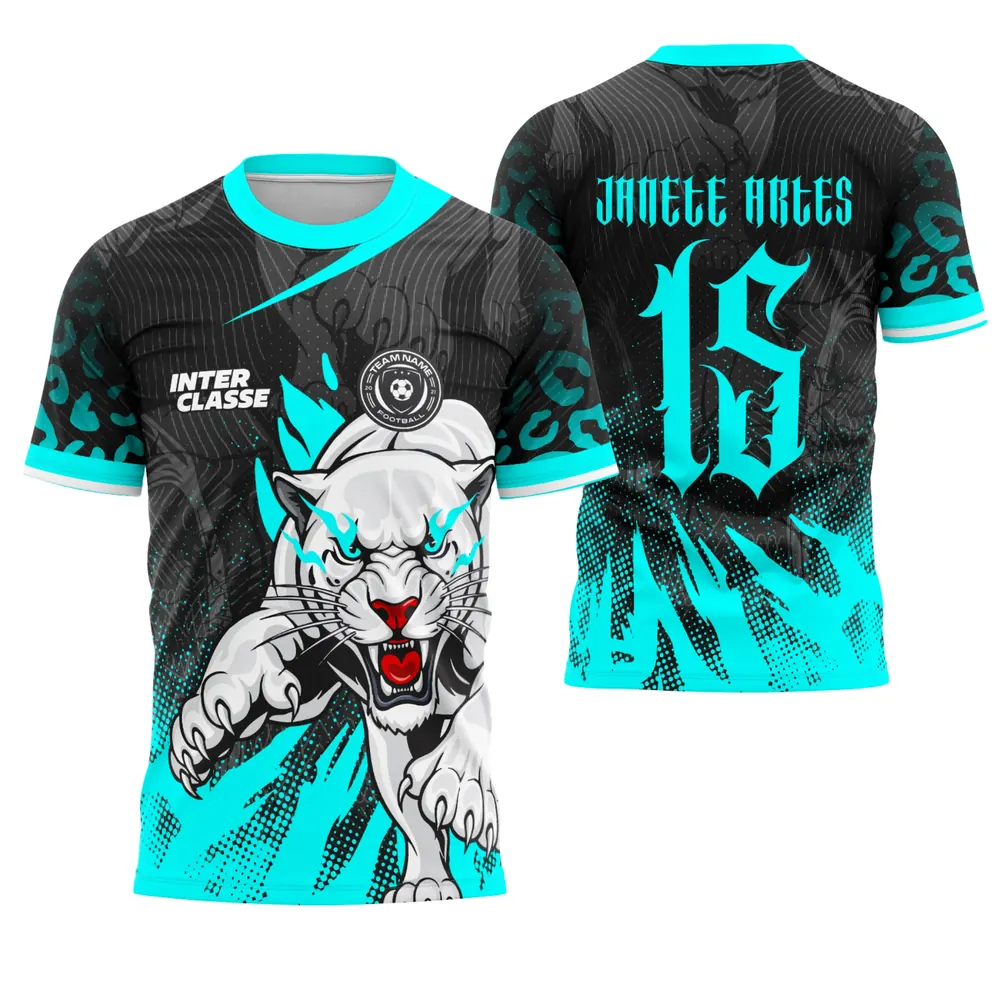 Arte Camisa Futebol Interclasse Pantera Polar 2025 Modelo 04