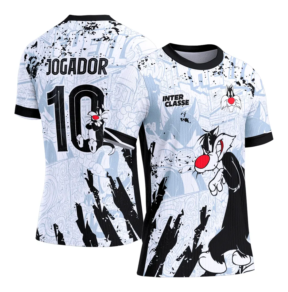Camisa Interclasse Estampa Gato Frajola