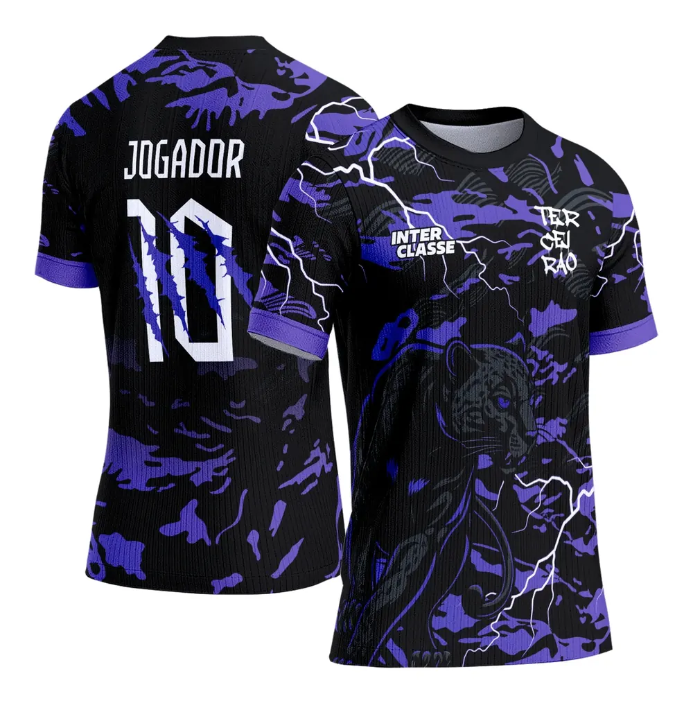 Camisa Interclasse Pantera Roxa - Arte Vetor
