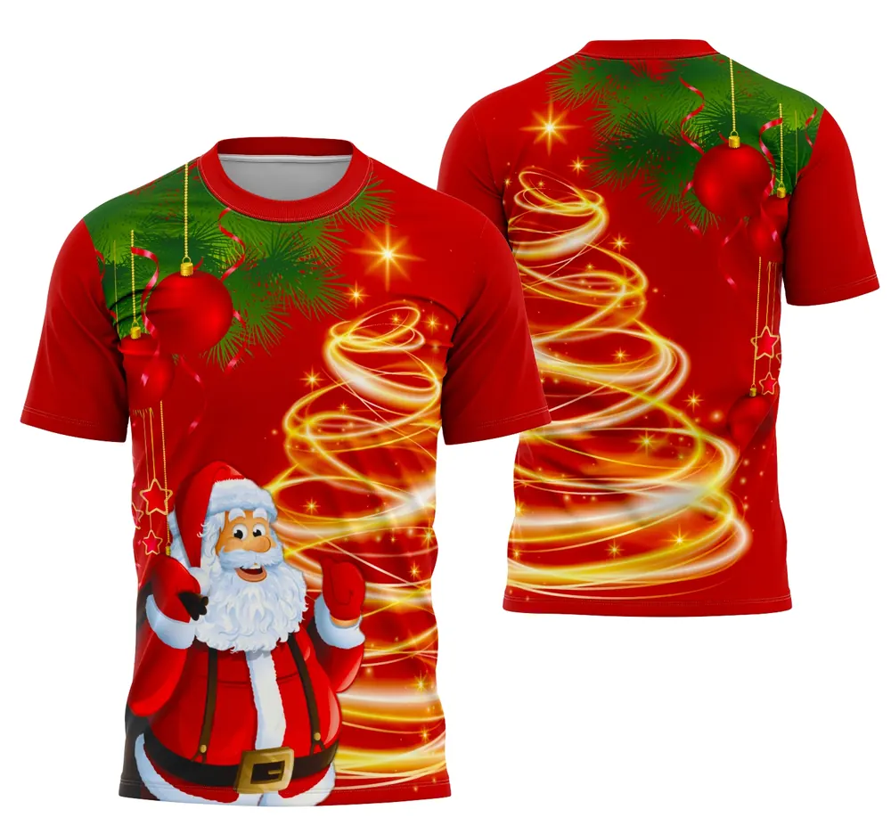 Camisa Natalina Natal em Família 2025 Modelo 03