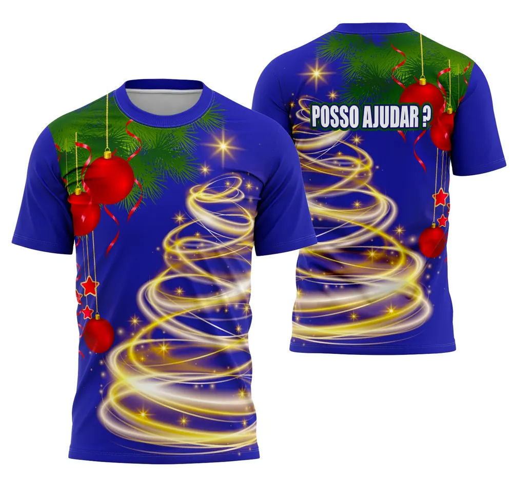 Camisa Natalina Natal em Família 2025 Modelo 05
