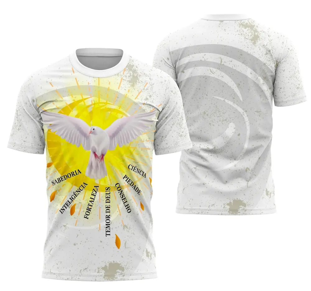 Arte Camisa Espírito da Crisma
