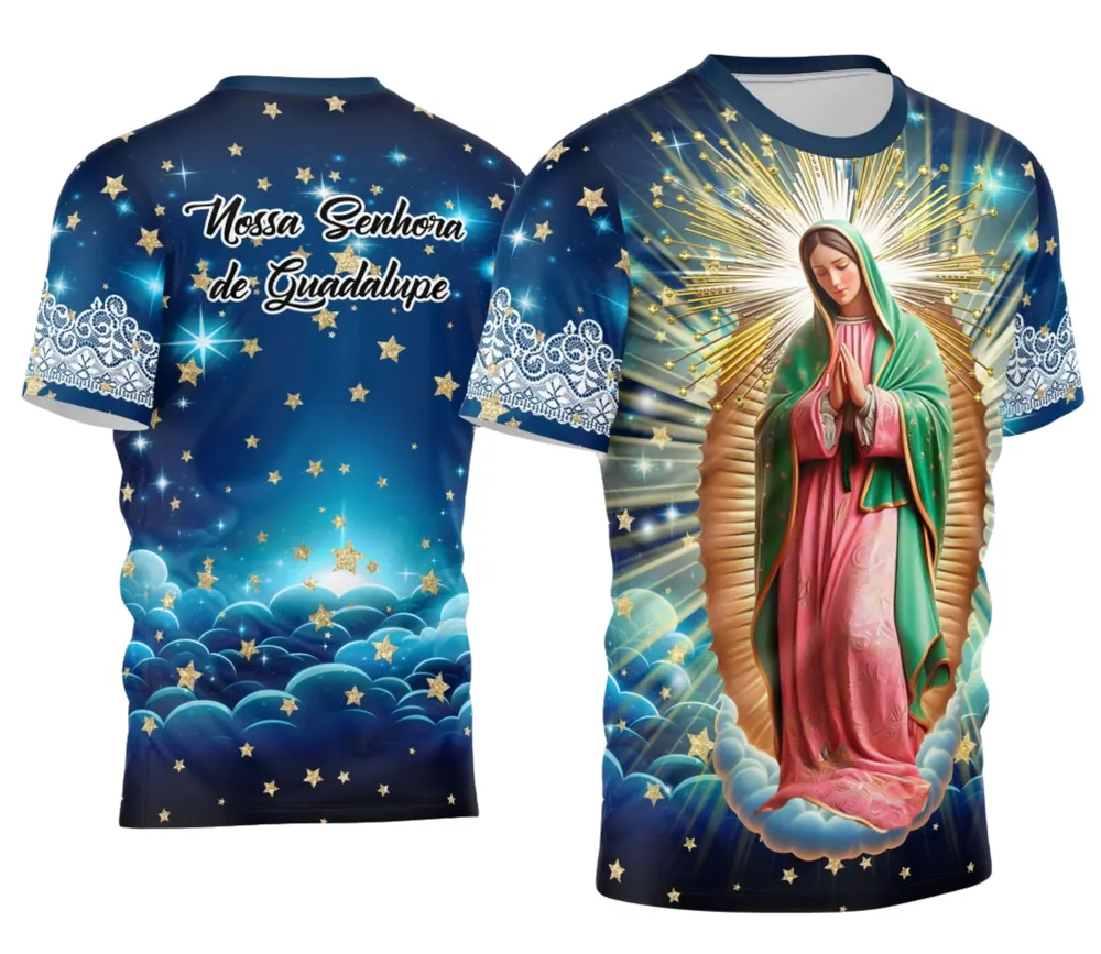 Camisa Nossa Senhora de Guadalupe Tradicional