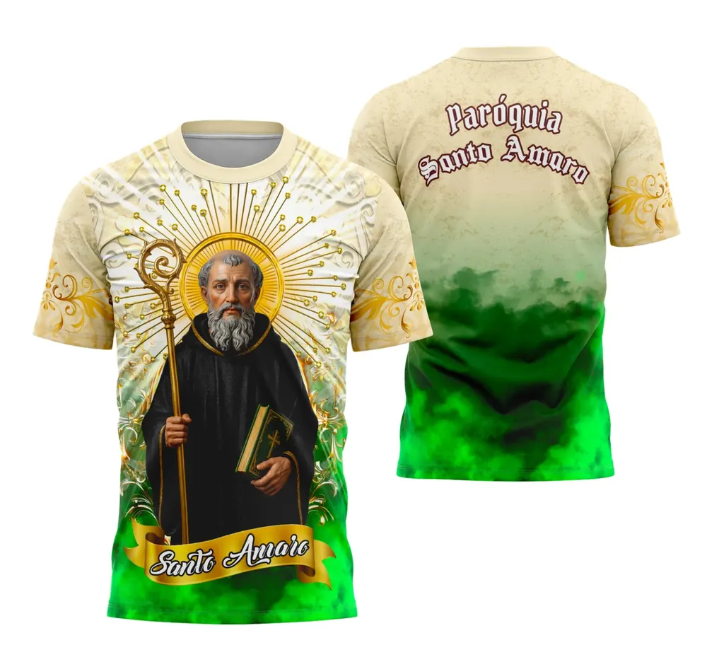Camisa Santo Amaro Estampa Religião