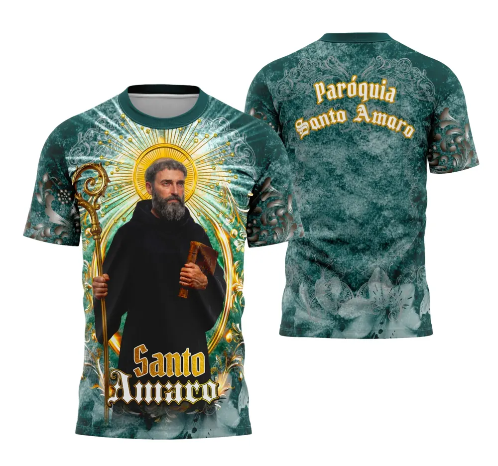 Arte Camisa Santo Amaro Design Religioso