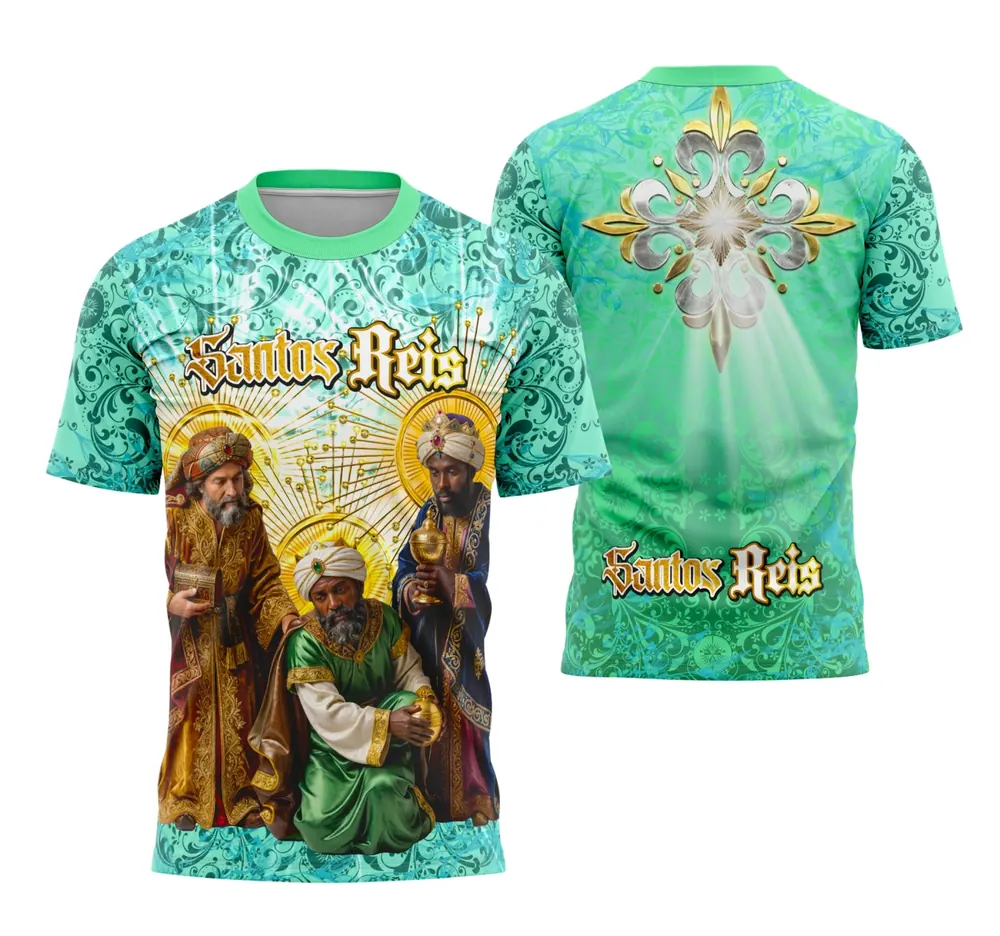Camisa Santos Reis Religiosa Exclusiva