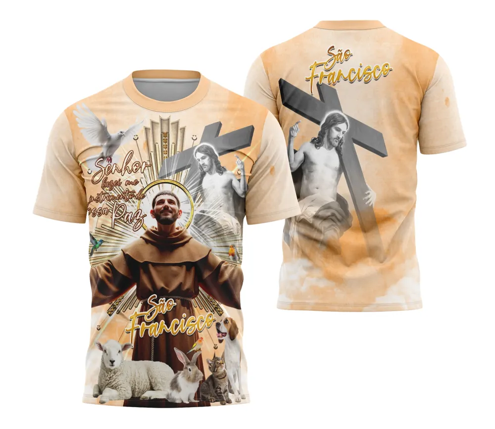Camisa São Francisco 2025 Inspiração e Fé