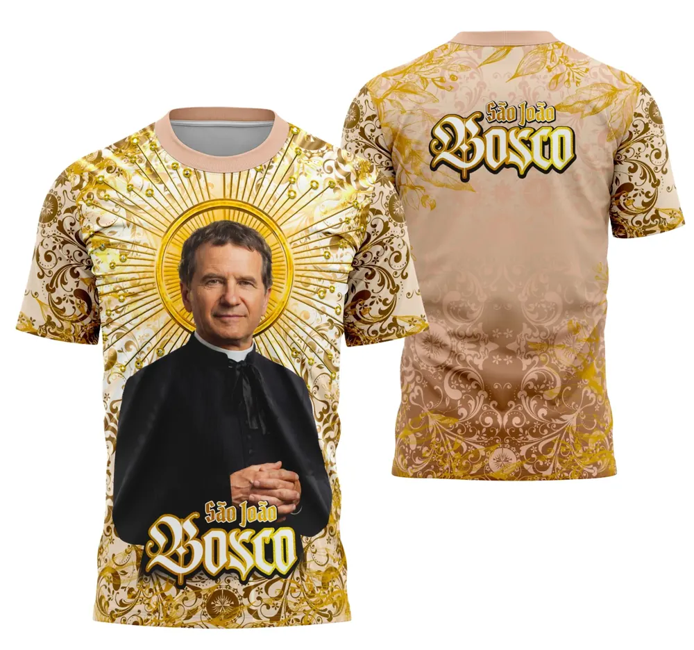 Camisa Católica São João Bosco Festa Junina