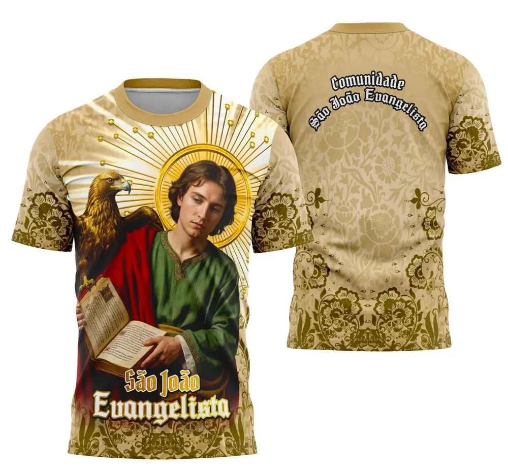 Camisa São João Evangelista Católica Religião