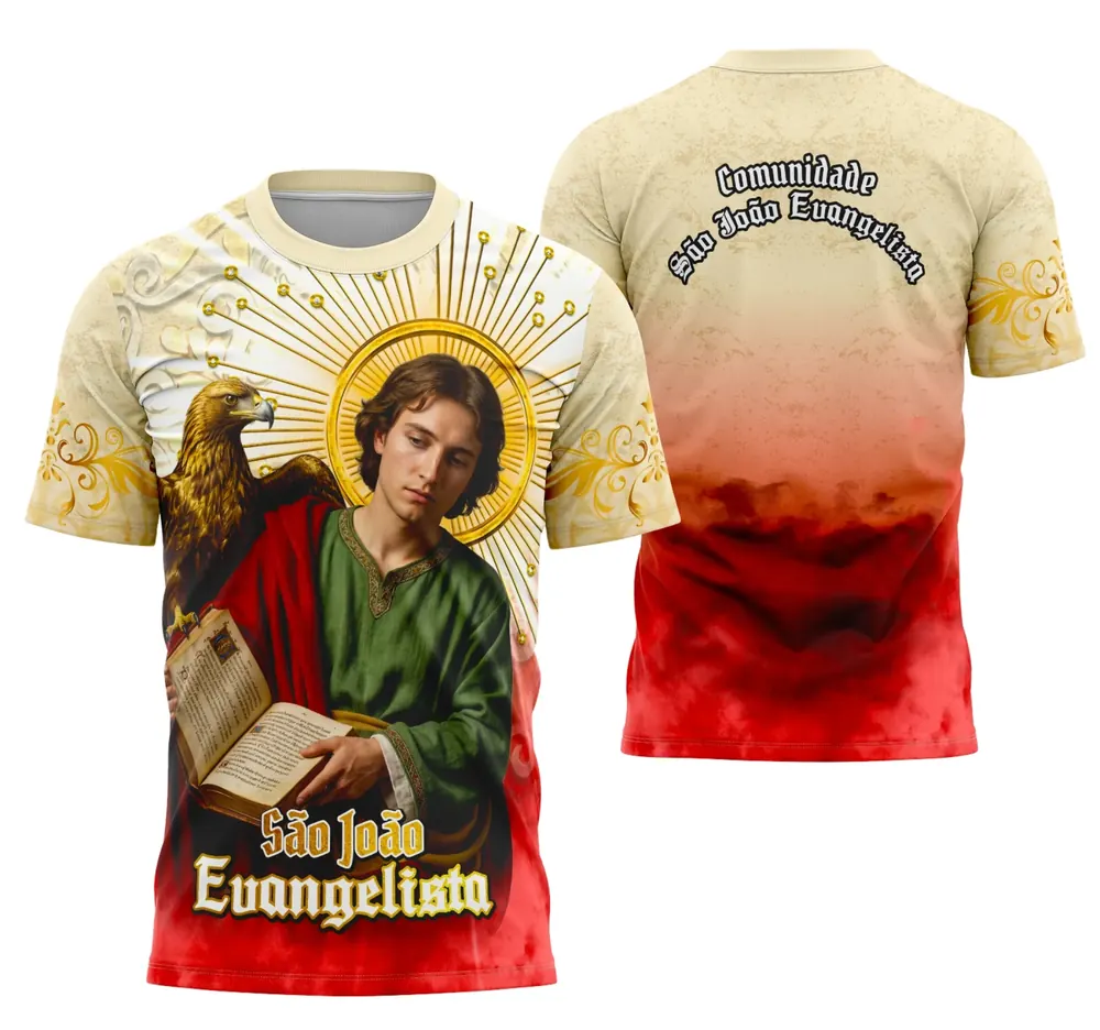 Arte Camisa São João Evangelista Religião Católica