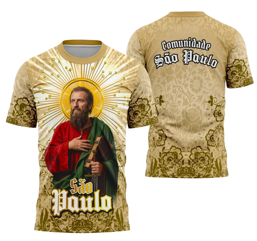 Camisa São Paulo Apóstolo Católica Religião