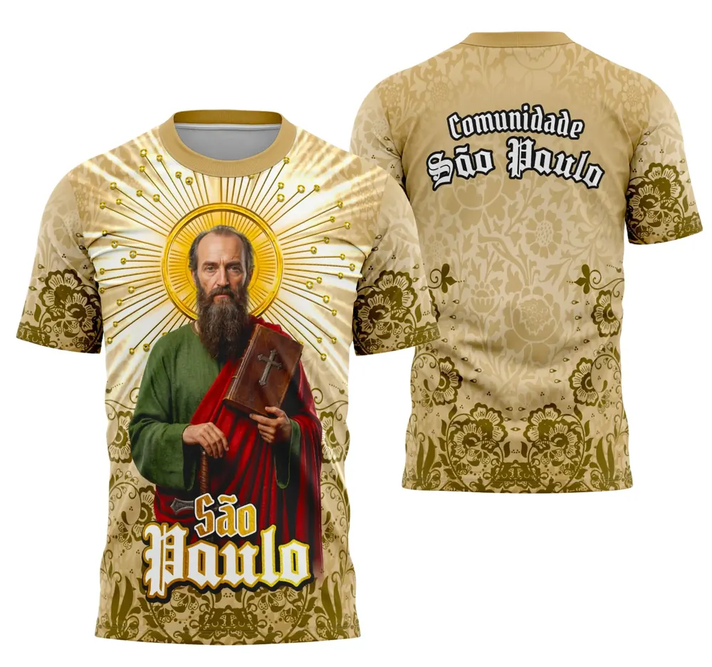 Camisa Religiosa São Paulo Apóstolo para Católica