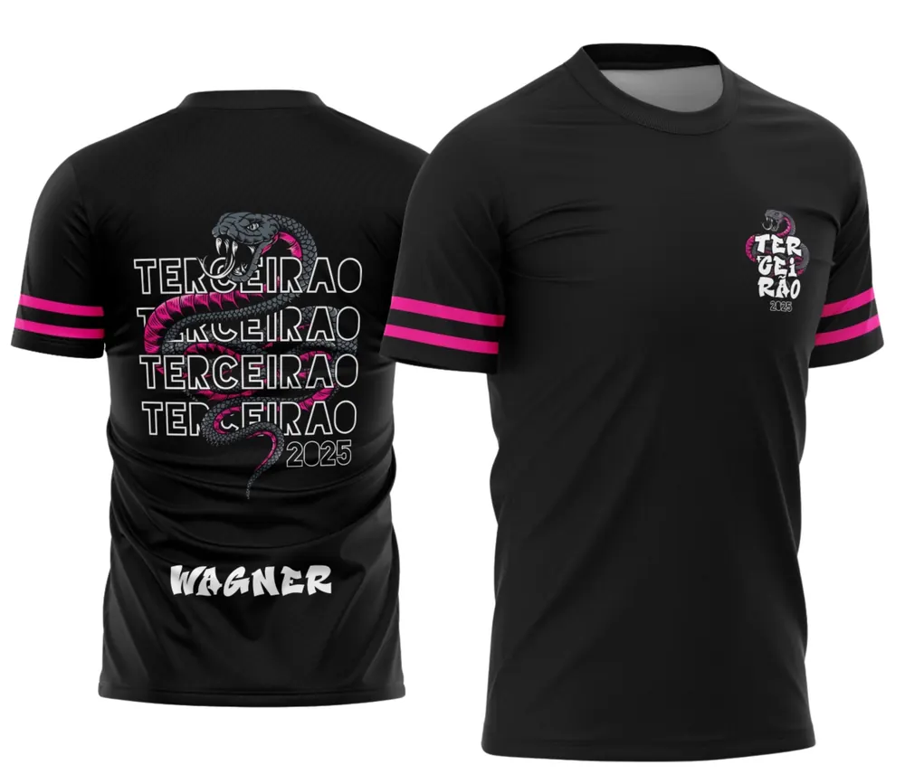 Arte Camisa Terceirão Cobra Exclusiva Modelo 02