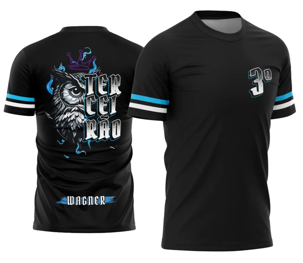 Arte Camisa Coruja para Turma Terceirão