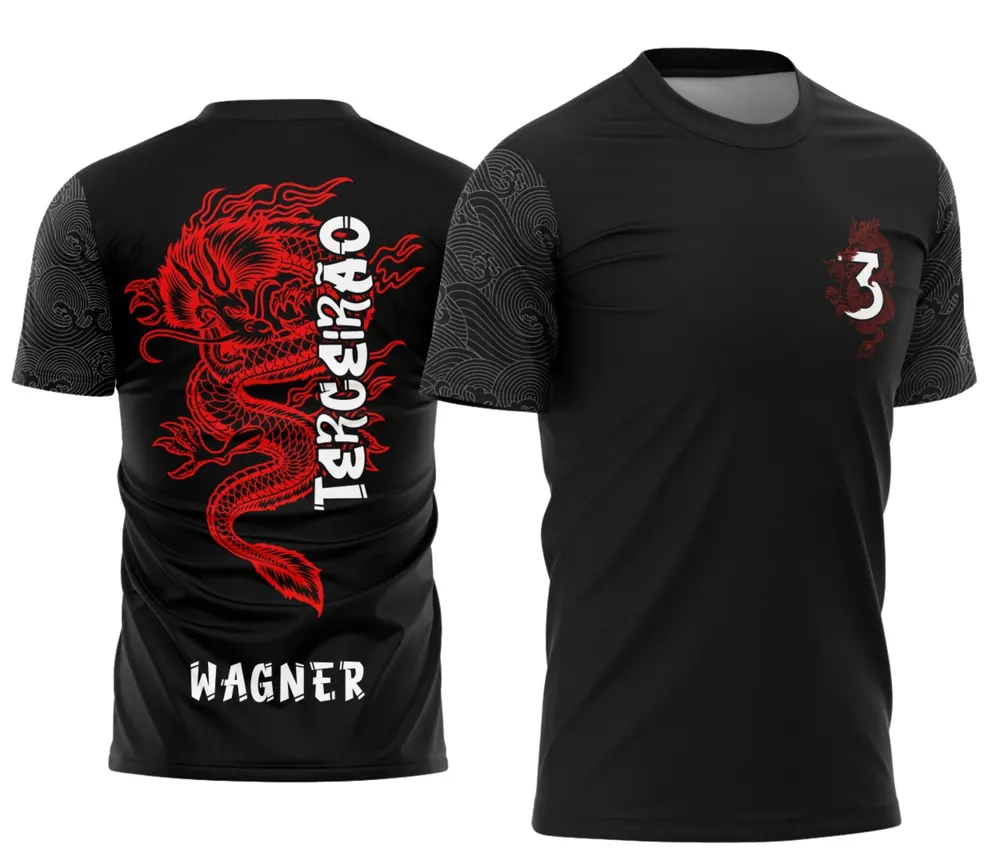 Camisa Exclusiva Dragão Vermelho Terceirão