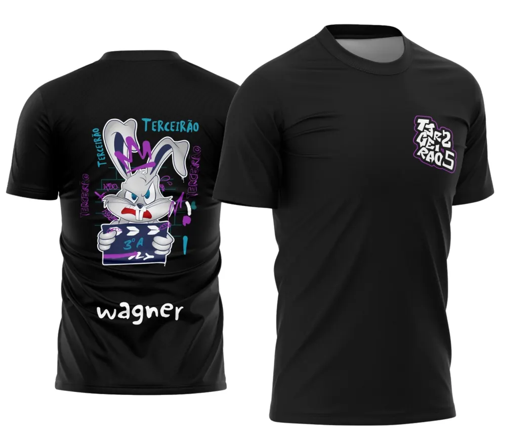 Arte Camisa Streetwear Terceirão PernaLonga