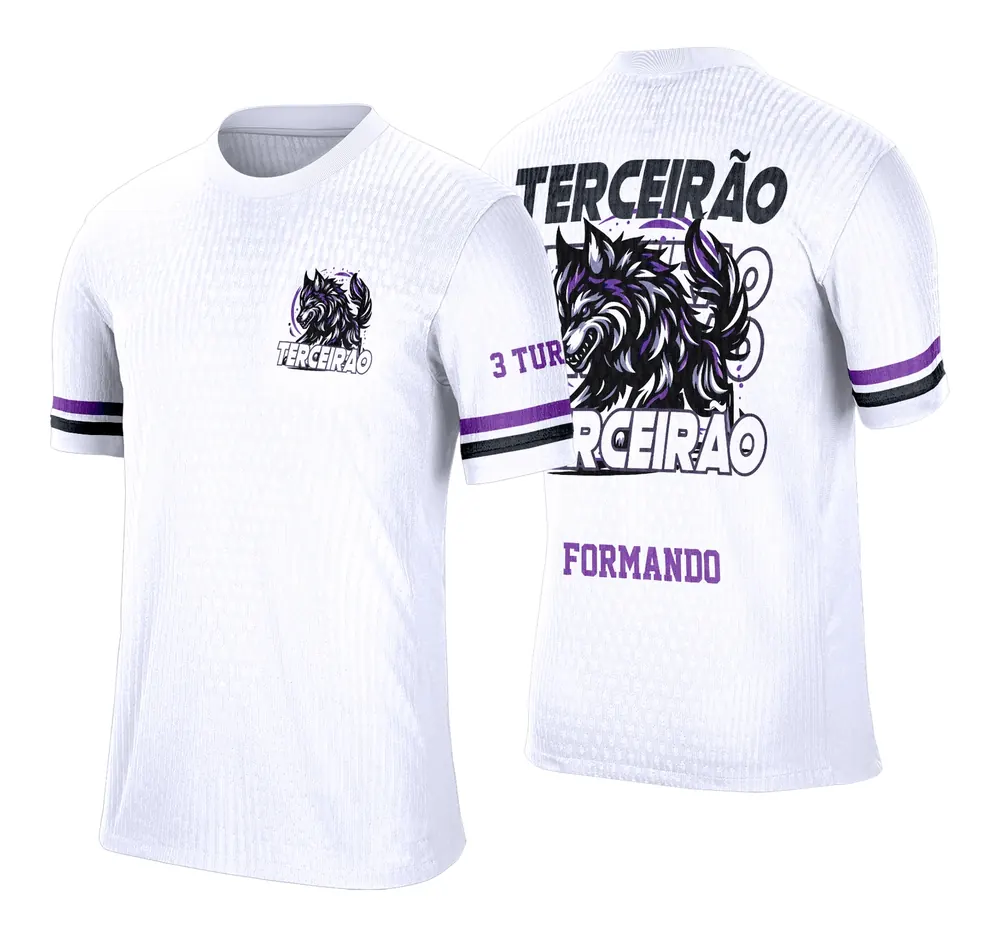 Arte Camisa Lobo Terceirão Exclusiva
