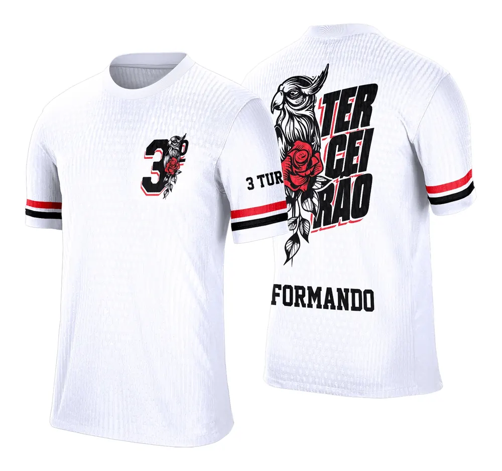 Arte Camisa Terceirão Pássaro Exclusiva