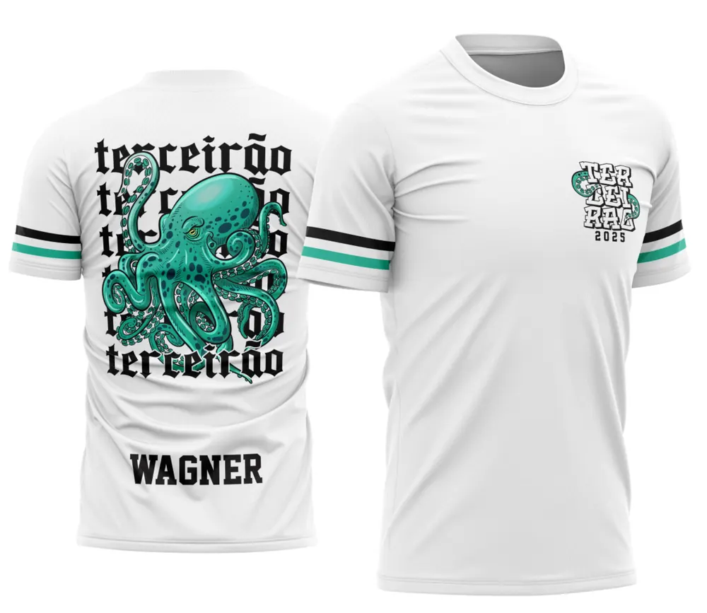 Arte Terceirão Polvo Verde Exclusiva