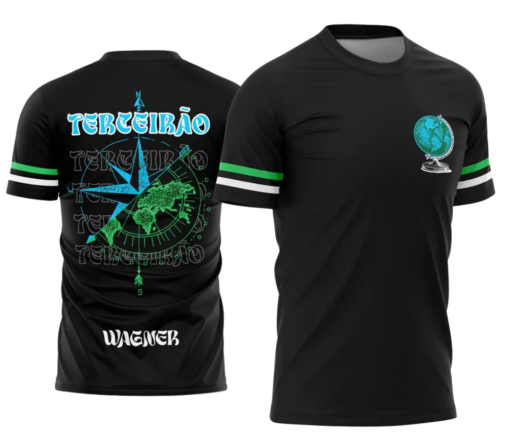 Arte Camisa Terceirão Rosa dos Ventos Exclusiva