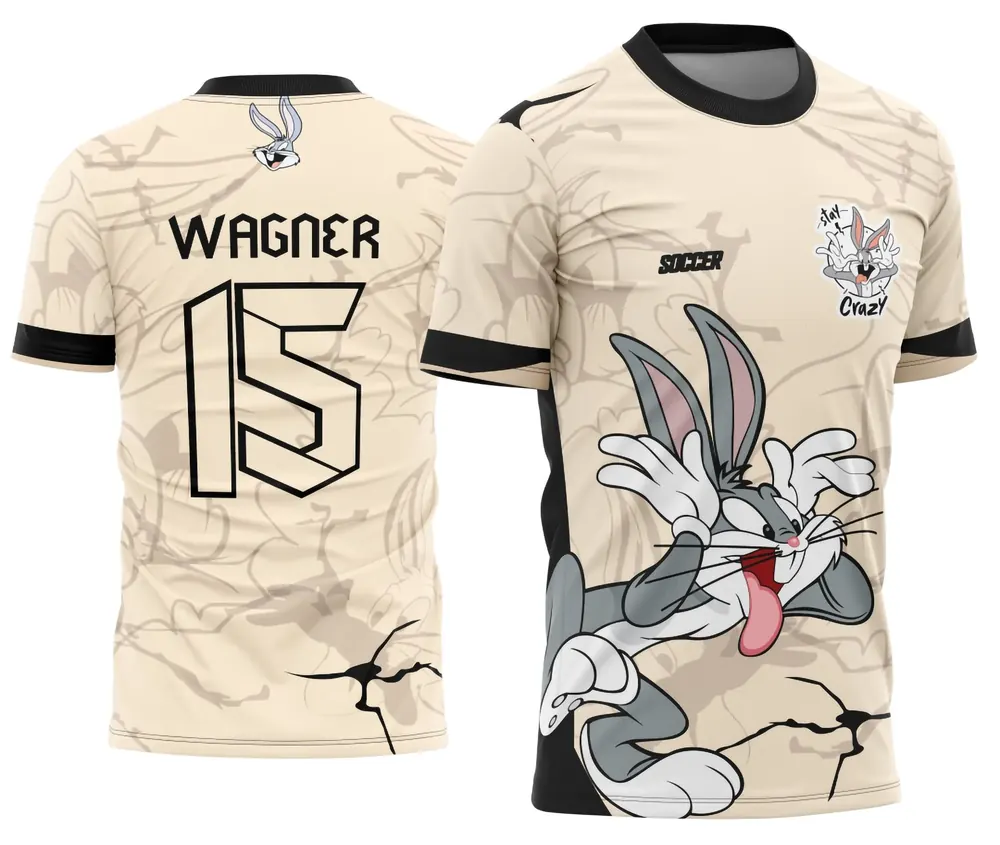Camisa de Interclasse Coelho PernaLonga 2025 Bege