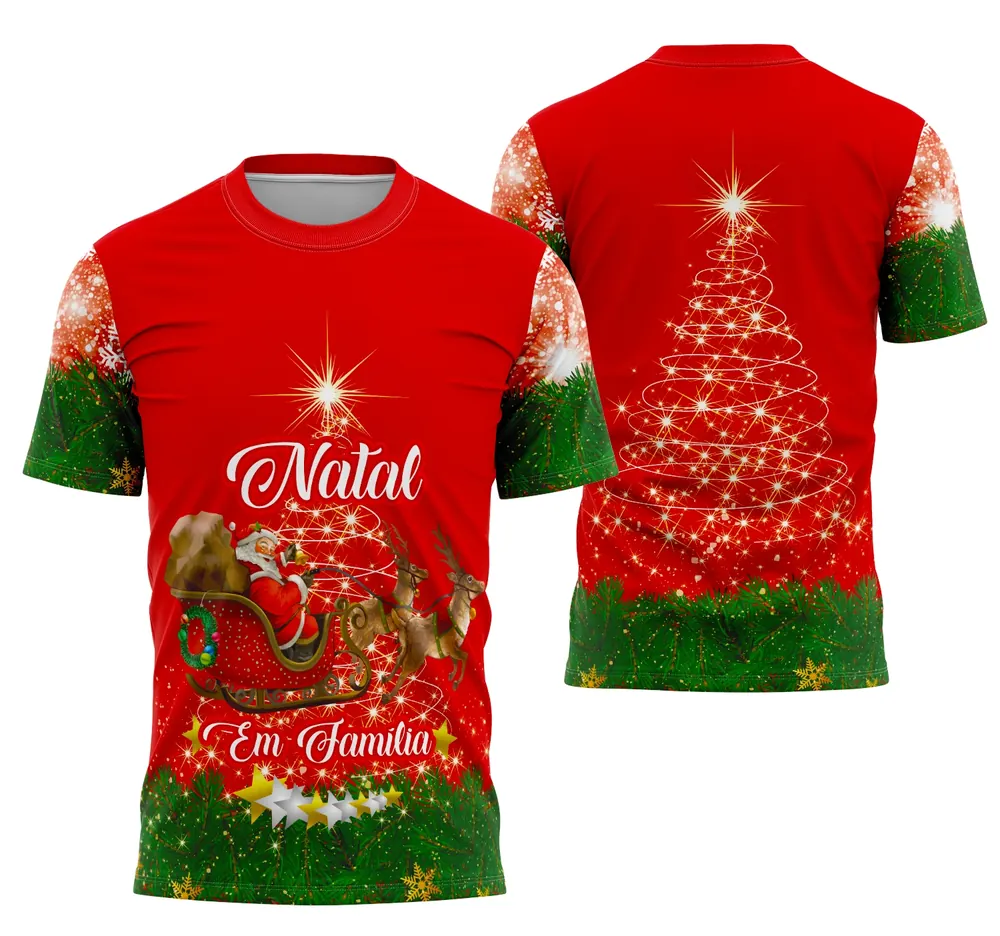 Camisa de Natal em Família 2025