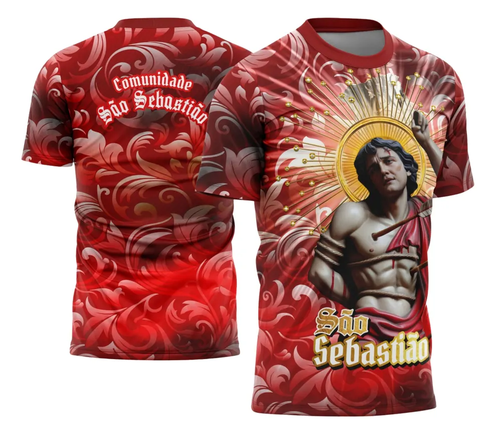 Camisa Exclusiva São Sebastião 2026 para Modelo 02