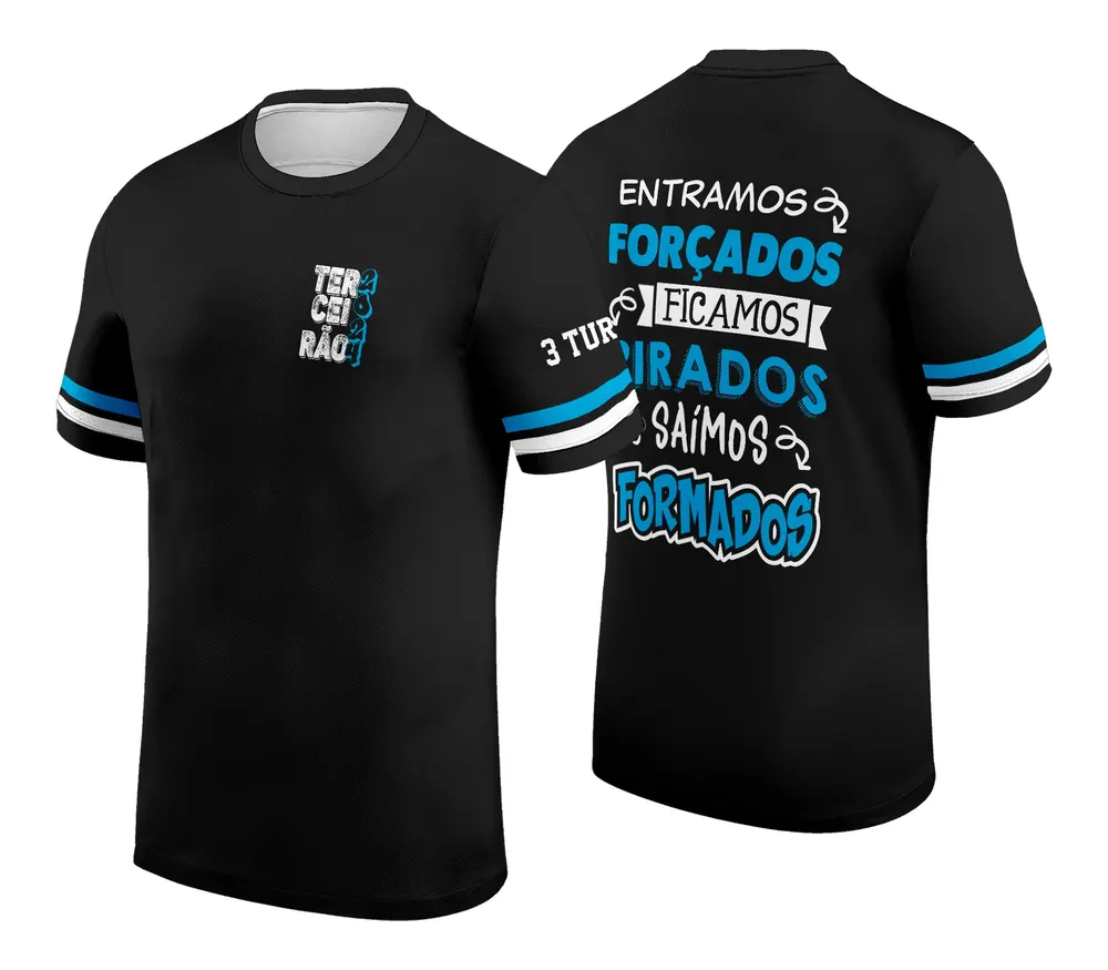 Arte Exclusiva para Camisa de Formatura Modelo 03
